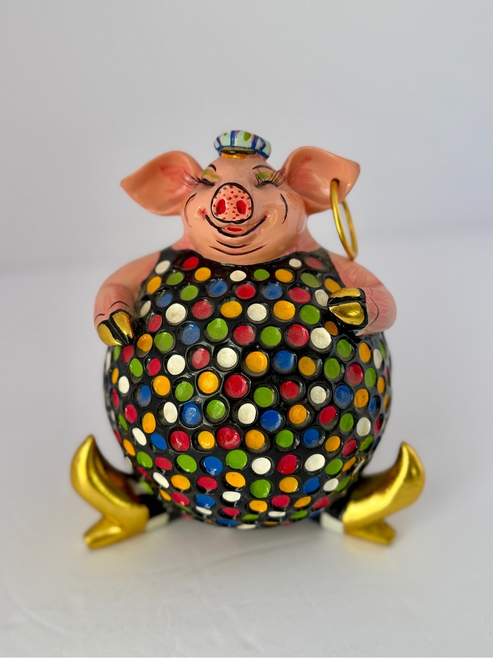 Authentic Tom’s Drag Tiger Pig Piggy Bank Pop Art Figurine